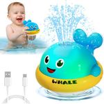 Baby Bath Toys, Light Up Whale Spri