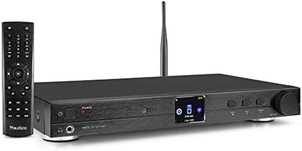 Audizio Trento Radio Internet con Bluetooth Radio FM/Dab - Negro, Reproductor Multimedia WiFi, Radio Despertador, Altavoz Bluetooth, Ideal para Aprovechar Tus Mejores emisiones de Radio en casa
