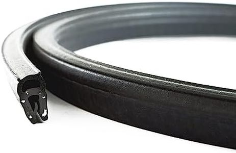EUTRAS [10m] KSD2003 Door Seal Seal 0.8-2.5mm - Holds Without Adhesive - Top Rubber Seal for Car Door, Boot and Tailgate - Top German Industrial Quality Made in EU