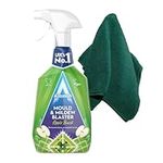 Mould Remover Spray Set - Including Astonish Mould and mildew remover anti mould spray and a Wilosc microfibre cloth - Uses include |Mould Spray for walls |Black mould remover |mildew removal spray|