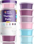 Special Supplies Therapy Putty for Kids and Adults - Resistive Hand Exercise Stress Relief Kit, Set of 6 Strengths, 3 Ounces of Each Putty - Unicorn Colors