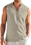 COOFANDY Men Sleeveless Tee Shirt S