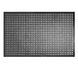 New Star Foodservice 533517 Commercial Grade Grease Resistant Anti-Fatigue Rubber Floor Mat, 36" x 60", Black
