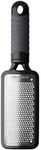 Microplane Home Series Fine Cheese Grater - Surgical Stainless Steel for Fine Grating (Black)