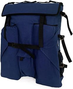 JJRING Heavy Duty Plein Air Artist Backpack with Handheld Strap, Art Supply Tote Bag for Carrying 18x24 Artwork, Drawing Boards (Blue)