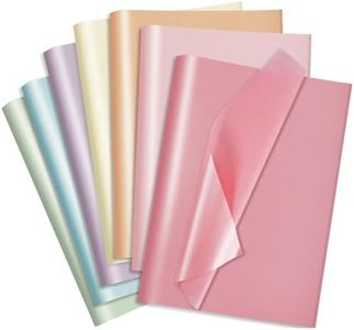 woric 120 Sheets Pastel Tissue Paper Bulk, Metallic Colored Tissue Paper for Gift Bags DIY Crafts Gift Wraps and Holiday Birthday Weddings Baby Shower Party Decor