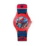 Spiderman Children's Analogue Quartz Watch with Textile wrist Strap SPD3495