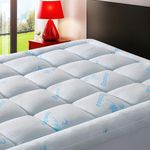 KELTARO Bamboo Mattress Topper Quee