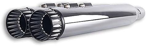 SHARKROAD 4” Chrome Slip On Muffler