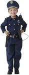 Dress Up America Deluxe Police Dress Up Costume Set - Includes Shirt, Pants, Hat, Belt, Whistle, Gun Holster and Walkie Talkie (T4)