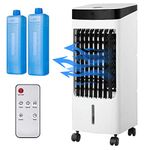 Eyesome 3 in 1 Portable Air Cooler | Air Conditioner | 4L Water Tank | 3 Speed Swing Function With 2 Ice Boxes | Remote Control | 7.5 Hour Timer, 360 ° WheelsHome or Office Use