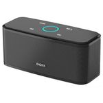 DOSS SoundBox Touch Portable Wireless Speaker with 12W HD Sound and Bass, Touch Control, IPX5 Waterproof, 20H Playtime, Bluetooth 5.0, Handsfree, Speaker for Home, Outdoor, Travel-Black