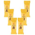 Burt's Bees for Pets Honey Multipurpose Dog Grooming Wipes, Gentle Hypoallergenic Spot Cleaning Sheets, pH Balanced Natural Origin Formula for Paws, Face and Butt, 50 Count - 6 Pack
