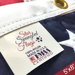 American Flag 5x8-100% Made In USA 