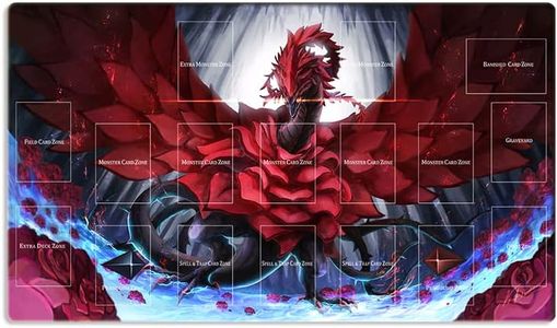 New Mlikemat Playmat Black Rose Dragon TCG CCG Trading Card Game Mat Mpose Pad + Free Bag