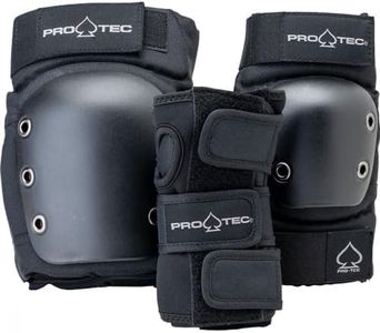 Pro Tec Unisex Youth Pro-tec Pads Street Gear Junior 3 Pack Open Protection Set, Black, YM UK