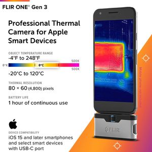 Flir One Thermal Camera for iOS – USB-C Infrared Imaging