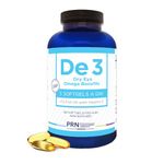 PRN De3 Dry Eye Ultra Pure rTG Omega 3 – Support for Dry Eyes - 2240mg EPA & DHA – New & Improved-Burpless-1 serving, 2-month supply