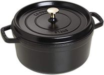 Staub Round Cocotte, 26 cm, Black