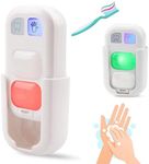 Mini Digital Tooth Brushing and Hand Washing Timer for Kids | Dental Toothbrush Clock for Timing Brushing Teeth Or Cleaning Hands | Colourful LED Signal when Task is Completed | Toothbrush Timer