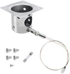 GasSaf Fire Burn Pot and Hot Rod Ignitor Kit Replacement for Traeger, Pit Boss, Camp Chef Pellet Grill with Screws and Fuse