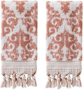 SKL Home by Saturday Knight Ltd. Mirage Fringe 100% Turkish Cotton Hand Towel Set, Blush