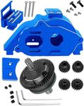 RCMYou RC Center Gearbox Case & 57T Center Differential w/Pinions Upgrades Part for 1/10 Kraton 4x4 4S BLX Outcast 4x4 4S BLX 1/8 Mojave 4X4 4S BLX,Navy Blue