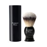 Forest Hill Ashford Premium Shaving Brush For Men, Super Soft Bristles & Ergonomic Design With Brush Holder, Compact & Easy Grip, Ideal For Personal & Professional Salon