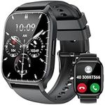 LLKBOHA Smart Watch for Men Women - 1.85'' Smartwatch Answer/Make Calls, 112+ Sports Modes with IP68 Waterproof, Step Counter, Watches with Heart Rate/SpO2/Sleep Monitor for Android iPhone