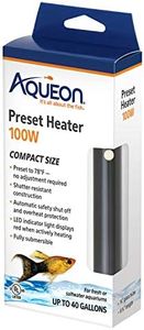 Aqueon Aquarium Fish Tank Preset Heater For Up To 40 Gallons, 100 Watts