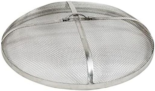 Sunnydaze Rust-Resistant Stainless Steel Fire Pit Spark Screen Cover - 36-Inch Diameter