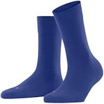 FALKE Women's Sensitive London Socks for Diabetics, Blue (Imperial 6065), 8-10.5