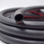 AUTOXBERT D-Shape Rubber Universal Car Door Seal Strip, Car Door Rubber Sealing Strip,Car Door Seal Strip Auto Rubber Seal Strips Waterproof Trim Dustproof Sound Insulation Weatherstrip(10m)