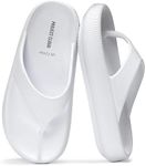 Project Cloud Womens Sandals - Non-Slip Water Sandals for Women Recovery Slippers - Flip Flops For Women Beach Essentials Water Shoes Slides for Women - House Slippers for woman (Pillow, White, 7)