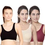 STOGBULL Sports Bra Combo Pack for Gym Yoga Exercise Running Workout Regular Daily use