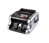 Dosberg 2024 Automatic Mixed Note Value Counting Machine with Fake Note Scan Detection I Compact, Portable & Heavy Duty I Dual Machine Display I Quick Cash Counting I DB-600 (Silver Black)