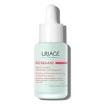 Uriage Roséliane Visible Redness-Neutralizing Smoothing Serum - Redness, Fine Lines and Heating Sensation - Anti-Inflammaging For Sensitive Skin - Green Neutralizing Texture & Fresh Effect - 30ml