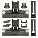 Upgraded W10350375 Dishwasher Top Rack Adjuster & W10195839 Rack Adjuster & W10195840 Arm Positioner & 10508950 Stop Clip & W10250160 Clip Lock, Replacement for Whirlpool Dishwasher Parts, 10 Pack