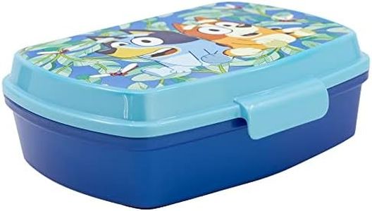 Fiambrera rectangular para el almuerzo infantil de Bluey
