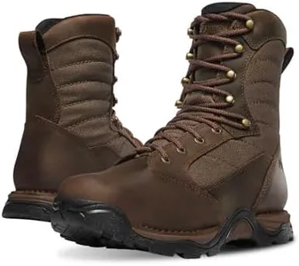 Danner Pronghorn 8” Hunting Boots for Men - Waterproof Gore-Tex and Full-Grain Leather, Cushion Midsole, Torsion Shank, and Vibram Traction Outsole, Brown - 8.5 D