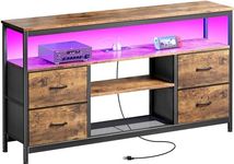 Huuger TV Stand Dresser with Power 