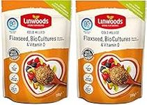 Linwoods Milled Flaxseed with Bio Cultures & Vitamin D 360g, High in vitamin D, High in Fibre, High in Omega 3 (ALA), Source of Protein, maintenance of normal bones and teeth, reduction of tiredness, Maintenance of normal blood cholesterol levels