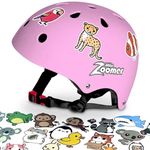 Little Zoomer Kids Bike Helmet, Adjustable for Toddlers and Kids 2-4 Years - Pink