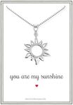 Sun Necklace, Sterling Silver Sun P