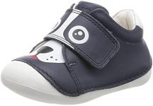 Geox Baby Boys B Tutim First Walker Shoe, Navy-White, 6 UK Child
