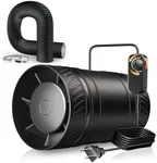 4 Inch Inline Duct Fan with Speed Controller + 4'' Duct 16FT with 2 Duct Clamps, Upgraded Inline Fans High-Efficiency Exhaust Duct Fan, Low Noise HVAC Ventilation in Basement Bathroom Workshop Attic