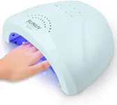 SUNUV 48W Nail Dryer, UV Light for Gel Nail Polish Professional UV LED Lamp with 3 Timer Settings Nail Art Tools Auto Sensor SUNone Blue