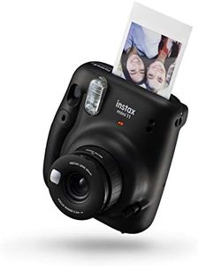 instax mini 11 Instant Camera Charcoal Gray, Built in Flash and Selfie Lens, Film Sold Separately