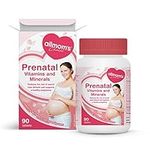 Prenatal Vitamins with 1000mcg Folate Folic Acid, Prepares You for Conception and Childbearing, 23 Vitamins and Minerals, Includes Iron, Calcium, Vitamin D, Biotin – 90 Days Supply - Allmom's Choice