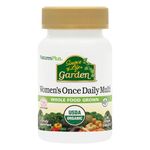 NaturesPlus Source of Life Garden Women's Daily - Organic Women Multivitamins Supplement, Energy and Immune Support - Iron, Vitamin D, Biotin, Maca and Cranberry - Vegan, Gluten Free - 30 Tablets